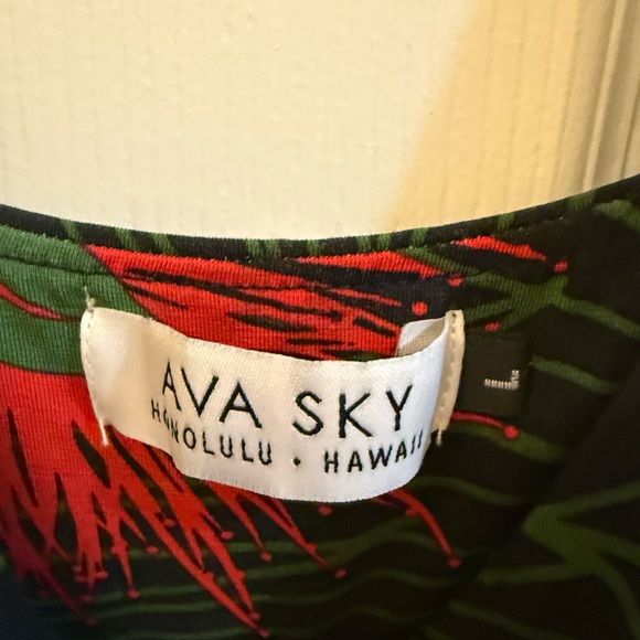 Tropical Print Maxi Jumper - Picture 2 of 3